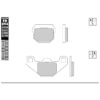 Plaquettes de frein Galfer pour offroad (paire)