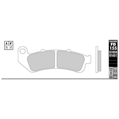 Plaquettes de frein Galfer semi-métal