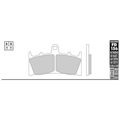 Plaquettes de frein Galfer compétition