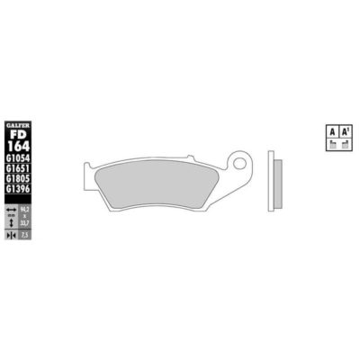 Plaquettes de frein Galfer pour offroad (paire)