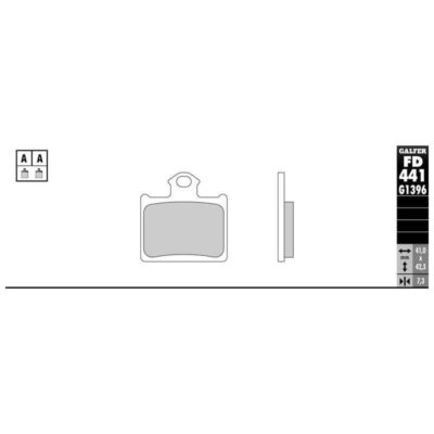 Plaquettes de frein Galfer pour offroad