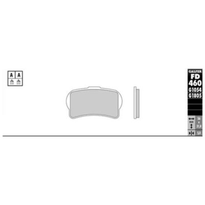 Plaquettes de frein Galfer pour offroad (paire)