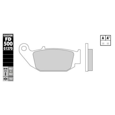 Plaquettes de frein Galfer métal fritté