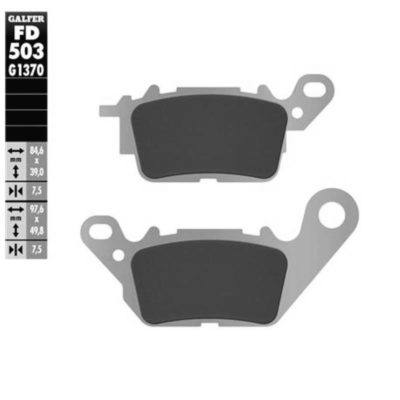 Plaquettes de frein Galfer métal fritté