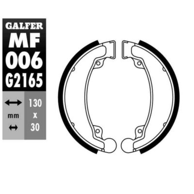 Plaquettes de frein Galfer 130x30mm