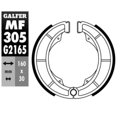Plaquettes de frein Galfer 160x30mm