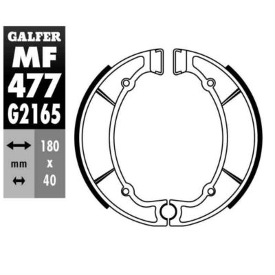 Plaquettes de frein Galfer 180x40mm