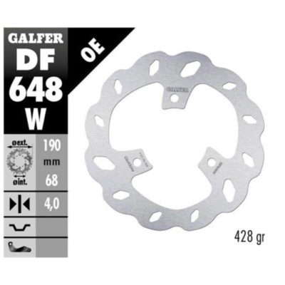 Disque de freins Galfer W 190/68/4 mm