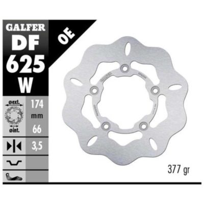 Disque de freins Galfer W 174/66/3.5 mm