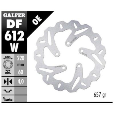 Disque de freins Galfer W 220/60/4 mm