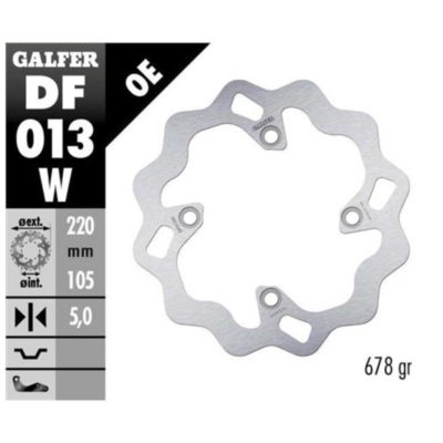 Disque de freins Galfer W 220/105/5 mm