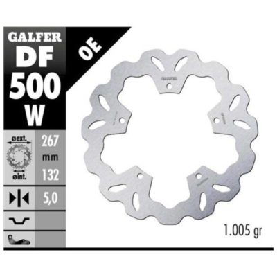 Disque de freins Galfer W 267/132/5 mm