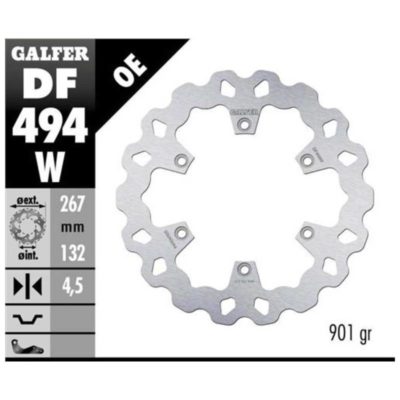 Disque de freins Galfer W 267/132/4.5 mm