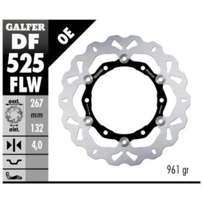 Disque de freins Galfer FLW 267/132/4 mm