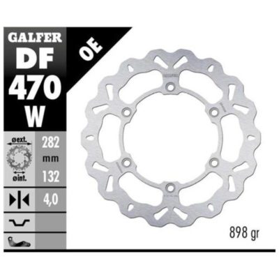 Disque de freins Galfer W 282/132/4 mm