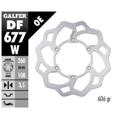 Disque de freins Galfer W 320/108/5 mm