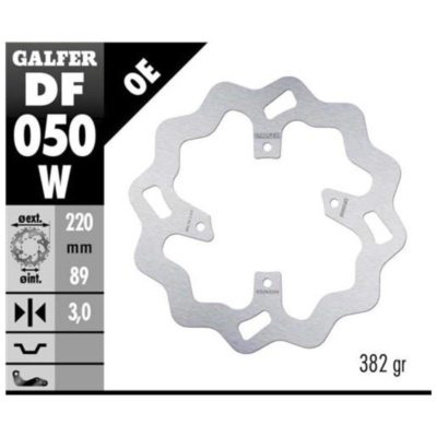 Disque de freins Galfer W 220/89/3 mm