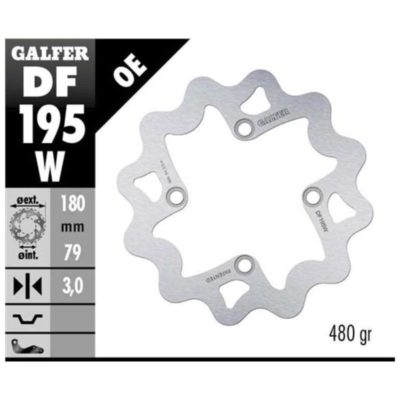 Disque de freins Galfer W 180/79/3 mm