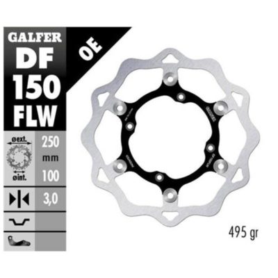 Disque de freins Galfer FLW 250/100/3 mm