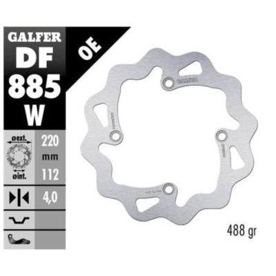 Disque de freins Galfer W 220/112/4 mm