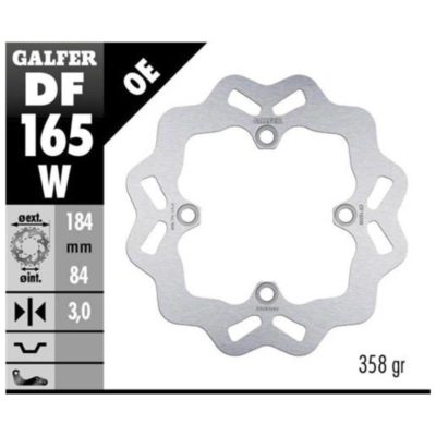 Disque de freins Galfer W 184/84/3 mm