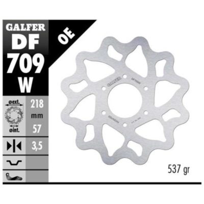 Disque de freins Galfer W 218/57/3.5 mm