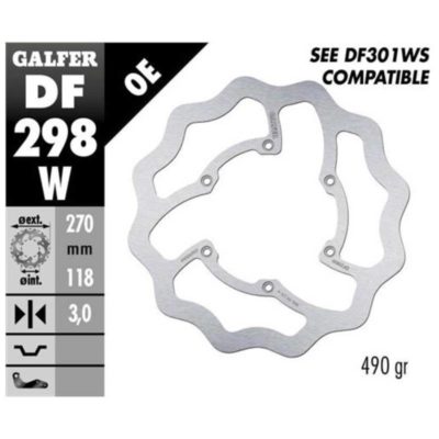 Disque de freins Galfer W 270/118/3 mm