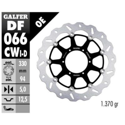 Disque de freins Galfer CW 330/94/5 mm (droite)