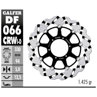 Disque de freins Galfer CRW 330/94/5 mm (gauche)