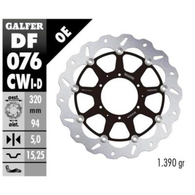 Disque de freins Galfer CW 320/94/5 mm (gauche)