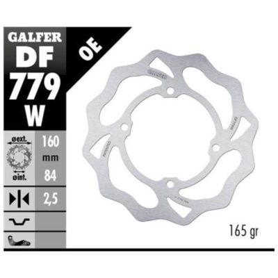 Disque de frein Galfer W 160/84/2.5mm