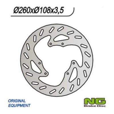 Disq. frein NG Brake Disc 260/108/3.5mm (6 trous)