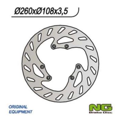 Disque de freins NG Brake Disc 260/108/3.5mm (6 trou)