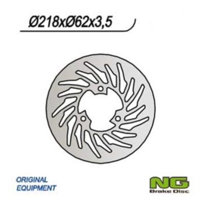 Disque de frein NG Brake Disc 218/62/3.5mm (3 trou)