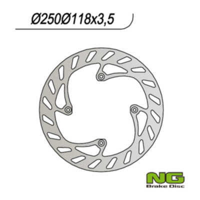 Disque de frein NG Brake Disc 250/118/3.5mm (4 trou)