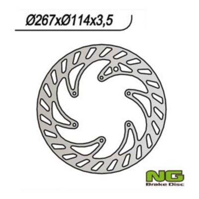 Disque de frein NG Brake Disc 267/114/3.5mm (6 trou)
