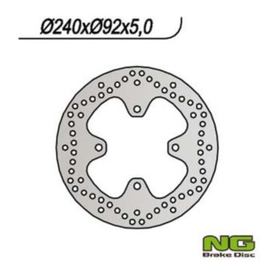 Disque de frein NG Brake Disc 240/92/5mm (4 trous à 10.3mm)