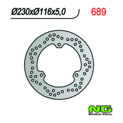 Disque de frein NG Brake Disc 230mm/116/5mm