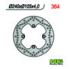 Disque de frein NG Brake Disc 240/105/4mm (4 trou)