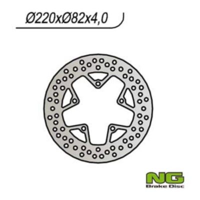 Disque de freins NG Brake Disc 220/82/4mm (5 trou)