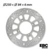 Disque de freins EBC 250/84/6mm (4 trous)