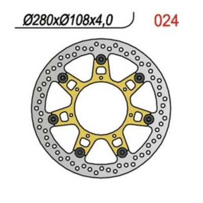 Disque de freins NG Brake Disc 280/108/4mm (7 trou)