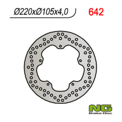 Disque de freins NG Brake Disc 220/105/4mm (4 trou)