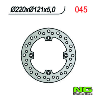 Disque de freins NG Brake Disc 220/121/5mm (4 trou)