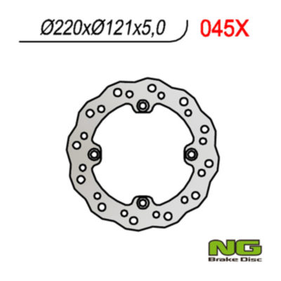 Disque de freins NG Brake Disc 220/121/5mm (4 Loch)