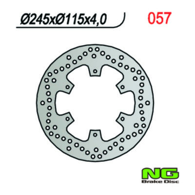 Disque de freins NG Brake Disc 245/115/4mm (6 trou)