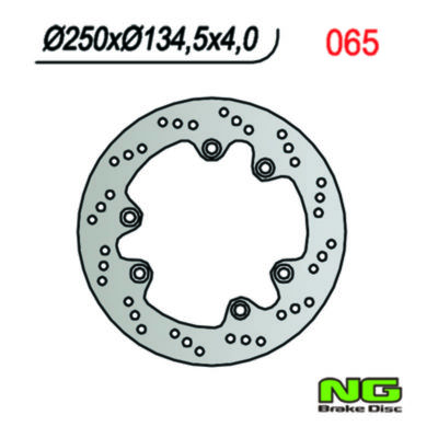 Disque de freins NG Brake Disc 250/134.5/4mm (6 trou)