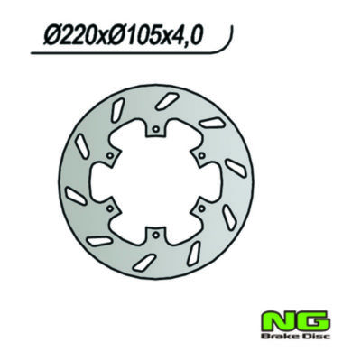 Disque de freins NG Brake Disc 220/105/4mm (6 trou)