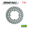 Disque de freins NG Brake Disc 240/118/3.5mm (4 trou)