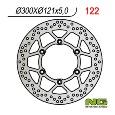 Disque de freins NG Brake Disc 300/121/5mm (6 trou)